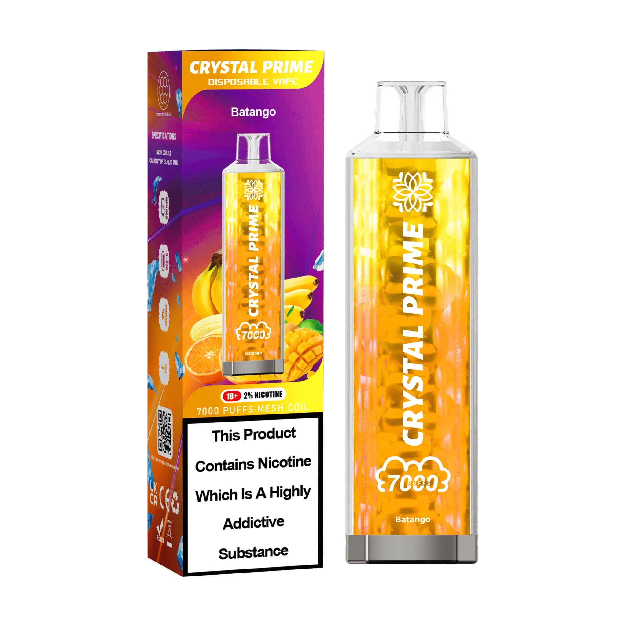 3D Crystal Prime 7000 Batango(Banana Tangerine) - Batango(Banana Tangerine)Vapesdirect 3D Crystal Prime 7000 Batango(Banana Tangerine) - Batango(Banana Tangerine)Vapesdirect