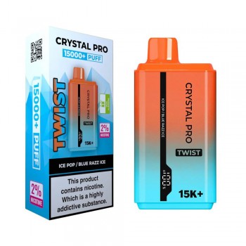 Crystal Pro Twist 15000 Puffs Ice Pop / Blue Razz Ice