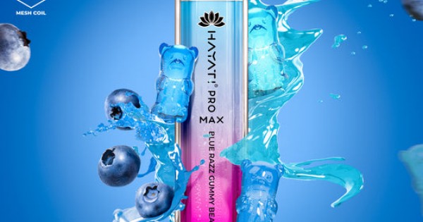 hayati blue razz gummy bear liquid Hayati Pro Max Eliquid 50/50 - Blue Razz Gummy Bear main image 1