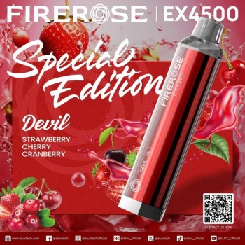 Elux Firerose 4500 Special Edition Devil (Strawberry Cherry Cranberry) 