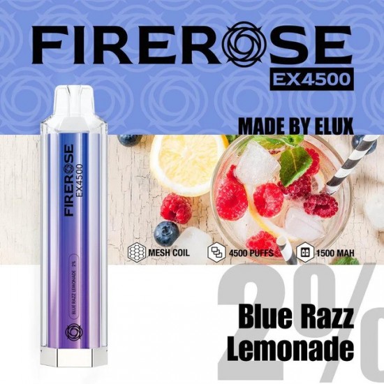 Elux FireRose 4500 Blue Raz Lemonade