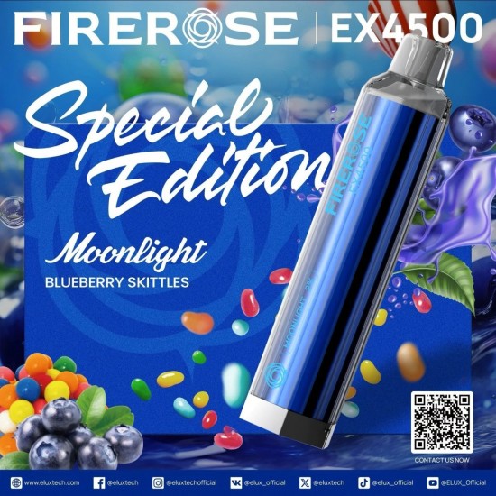 4500 Elux Firerose Special Edition Moonlight (Blueberry Skittles)